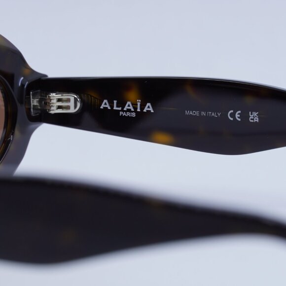 ?️ New Azzedine Alaïa AA0059S 003 Sunglasses - Havana Frame, Brown Lenses main image 4